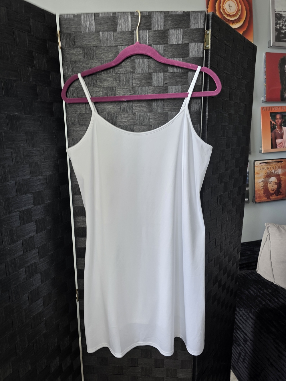 J.Crew Active Dress | Women's XL | White Midi Dress with Built-In Shorts - Picture 1 of 3